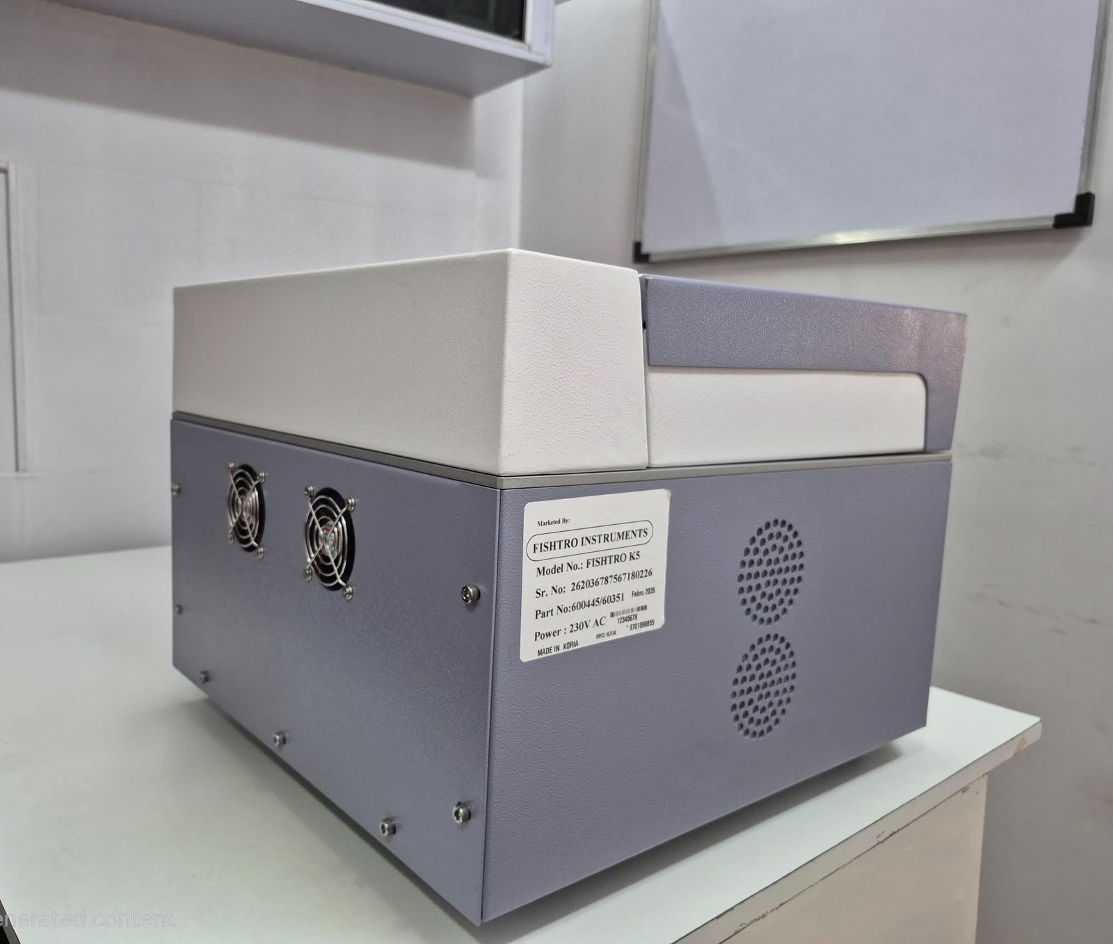 Commercial Showroom Counter XRF Setup